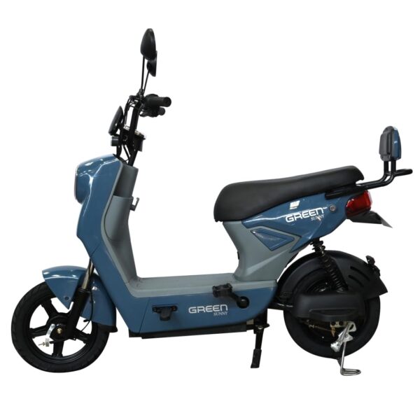 Green Sunny Electric Scooter for Adult’s Commuter with Rechargeable Battery, No RTO Registration or DL Required, (60Km, Blue)