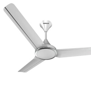 Havells Trinity 1200mm 1 Star Energy Saving Ceiling Fan (Pearl White Chrome