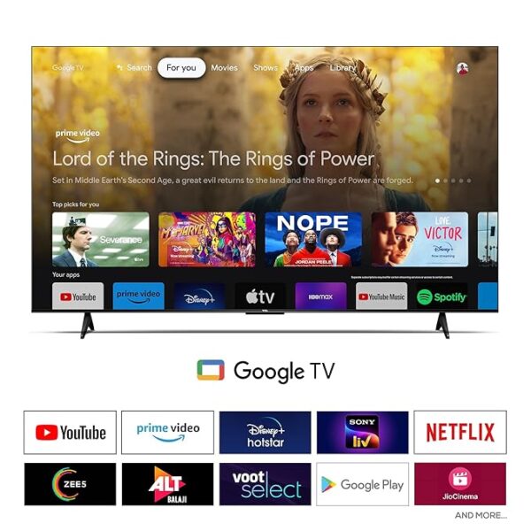 TCL 189 cm (75 inch) Ultra HD (4K) LED Smart Google TV with 24W Audio and Metallic Bezel-Less - Image 4