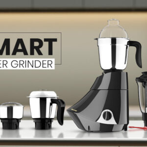 Butterfly Smart Mixer Grinder, 750W, 4 Jars (Grey)