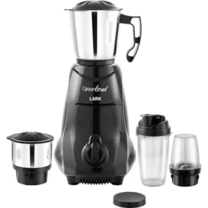 Greenchef Lark 550 W Juicer Mixer Grinder  (Lark 550 Watts | 4 Jars | Black)